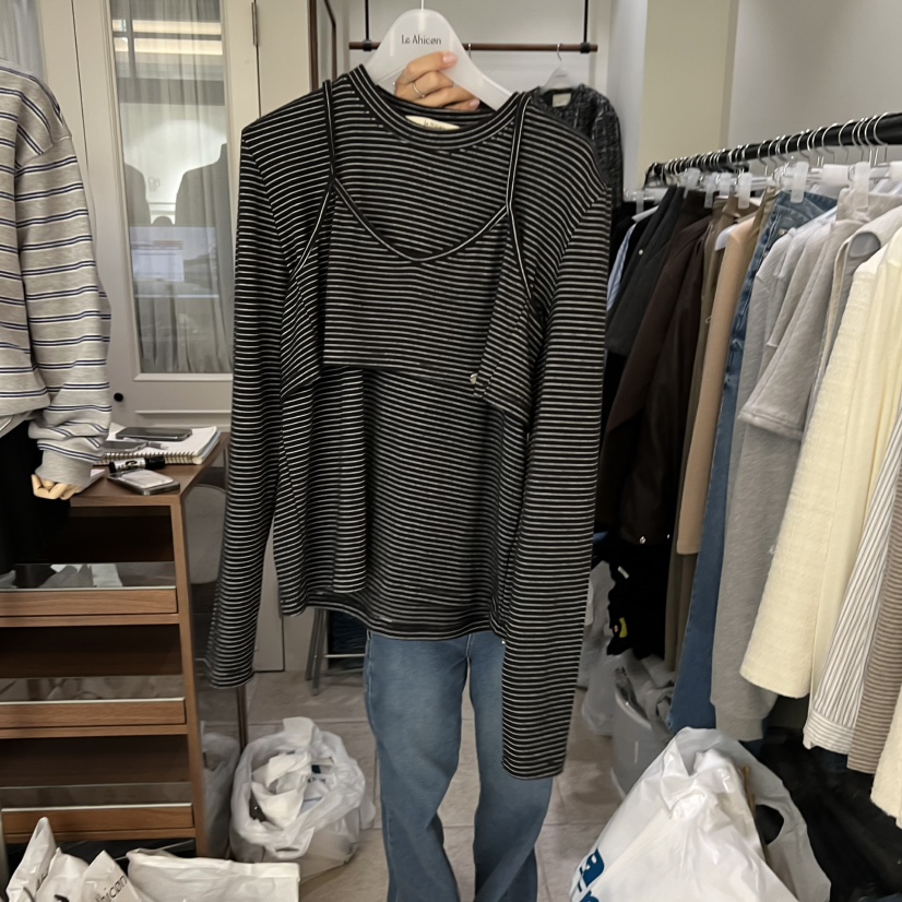 LE AHICON東大門㊣代購女士新品休閑時尚25秋冬職業人氣套裝Le Ahicon套裝圖色3