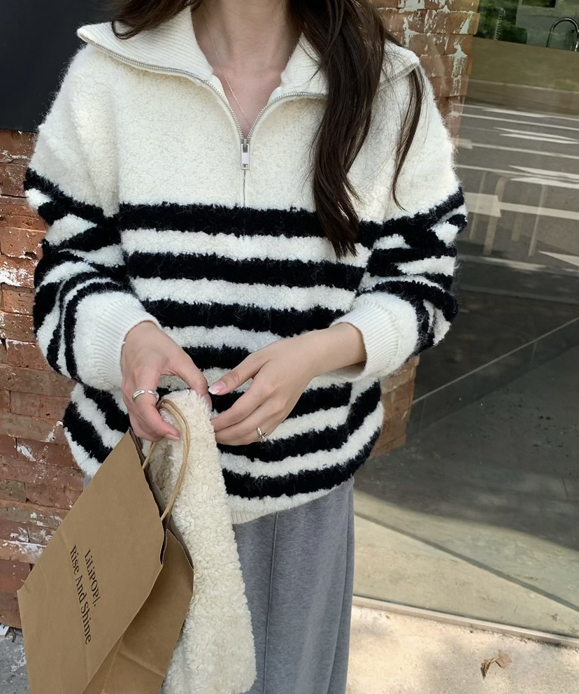 SYMBOL東大門㊣直郵女士新品職業休閑時尚熱賣25秋冬針織衫SYMBOL針織衫圖色1