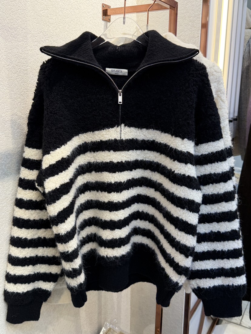 SYMBOL東大門㊣直郵女士新品職業休閑時尚熱賣25秋冬針織衫SYMBOL針織衫圖色2