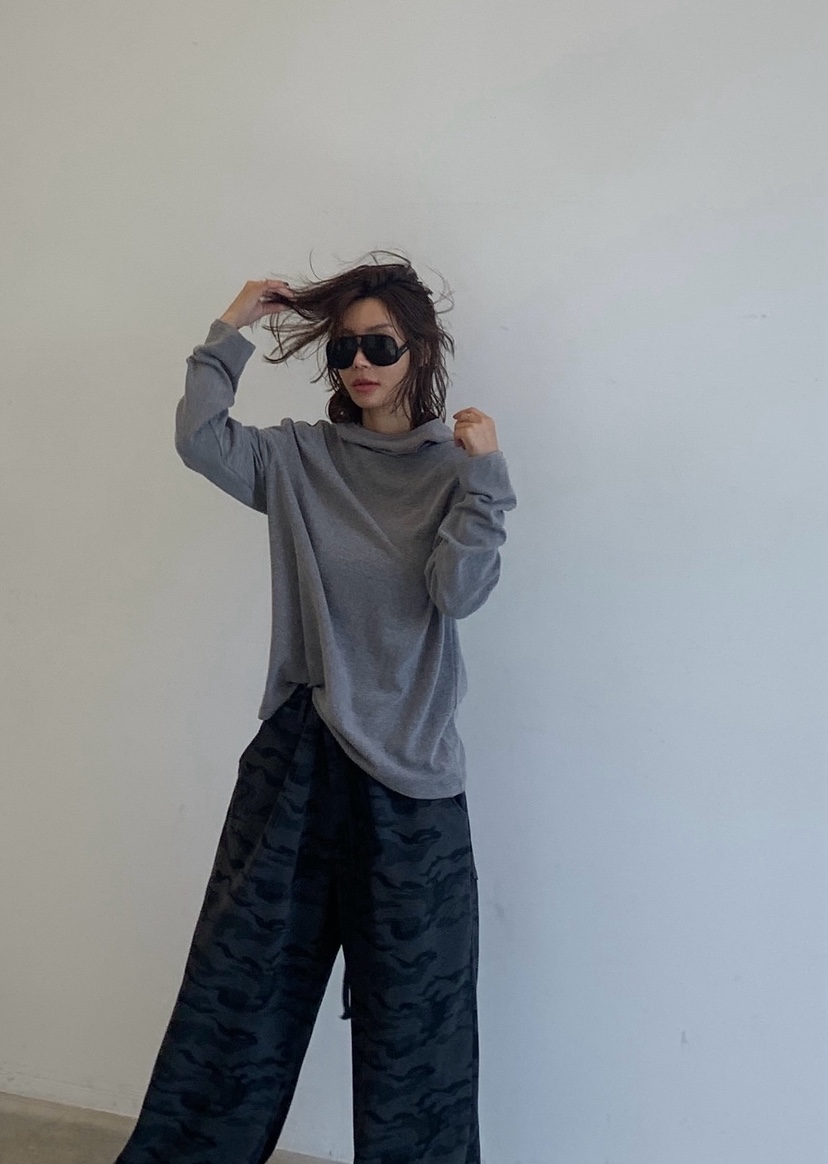 PARIS MATCH東大門㊣直郵女士新品熱賣25秋冬人氣休閑長袖T恤PARIS MATCH長袖T恤