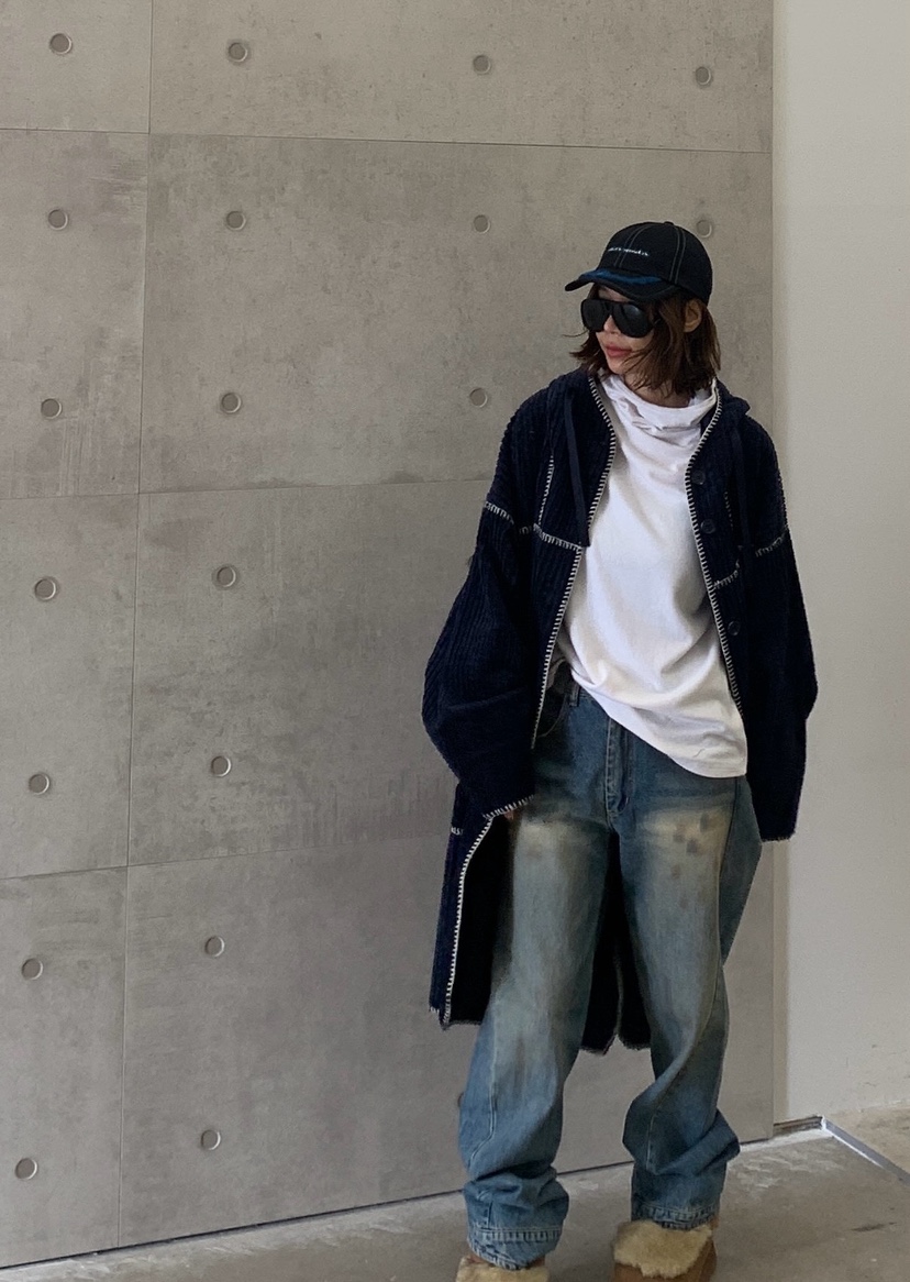 PARIS MATCH東大門㊣直郵女士新品熱賣25秋冬人氣休閑長袖T恤PARIS MATCH長袖T恤