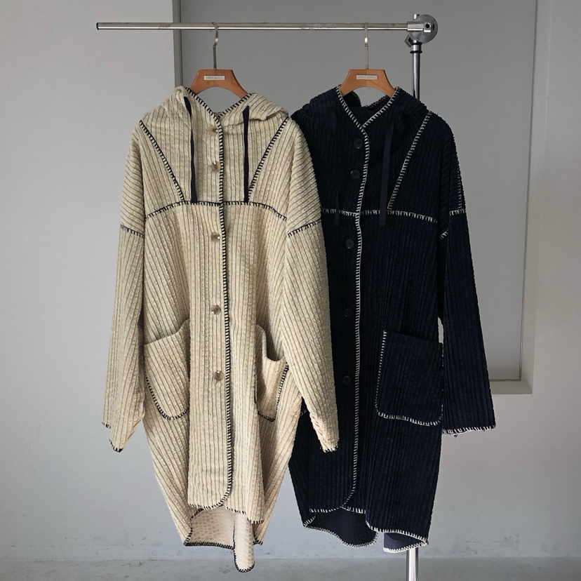 PARIS MATCH韓國代購㊣女裝新款職業時尚休閑25秋冬中長款大衣PARIS MATCH中長款大衣