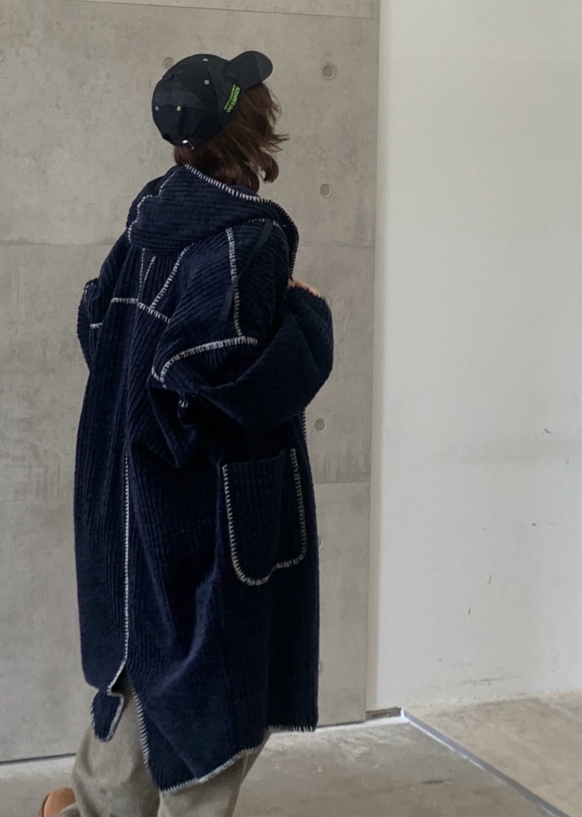 PARIS MATCH韓國代購㊣女裝新款職業時尚休閑25秋冬中長款大衣PARIS MATCH中長款大衣