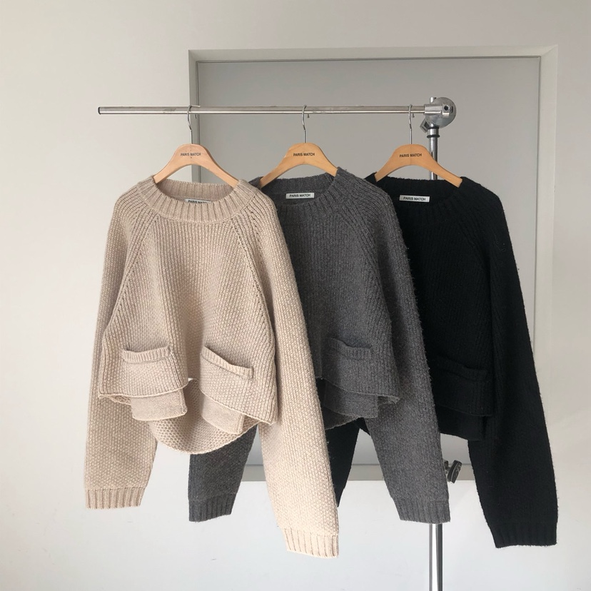 PARIS MATCH東大門㊣代購女裝新品熱賣職業針織衫不含內搭PARIS MATCH針織衫