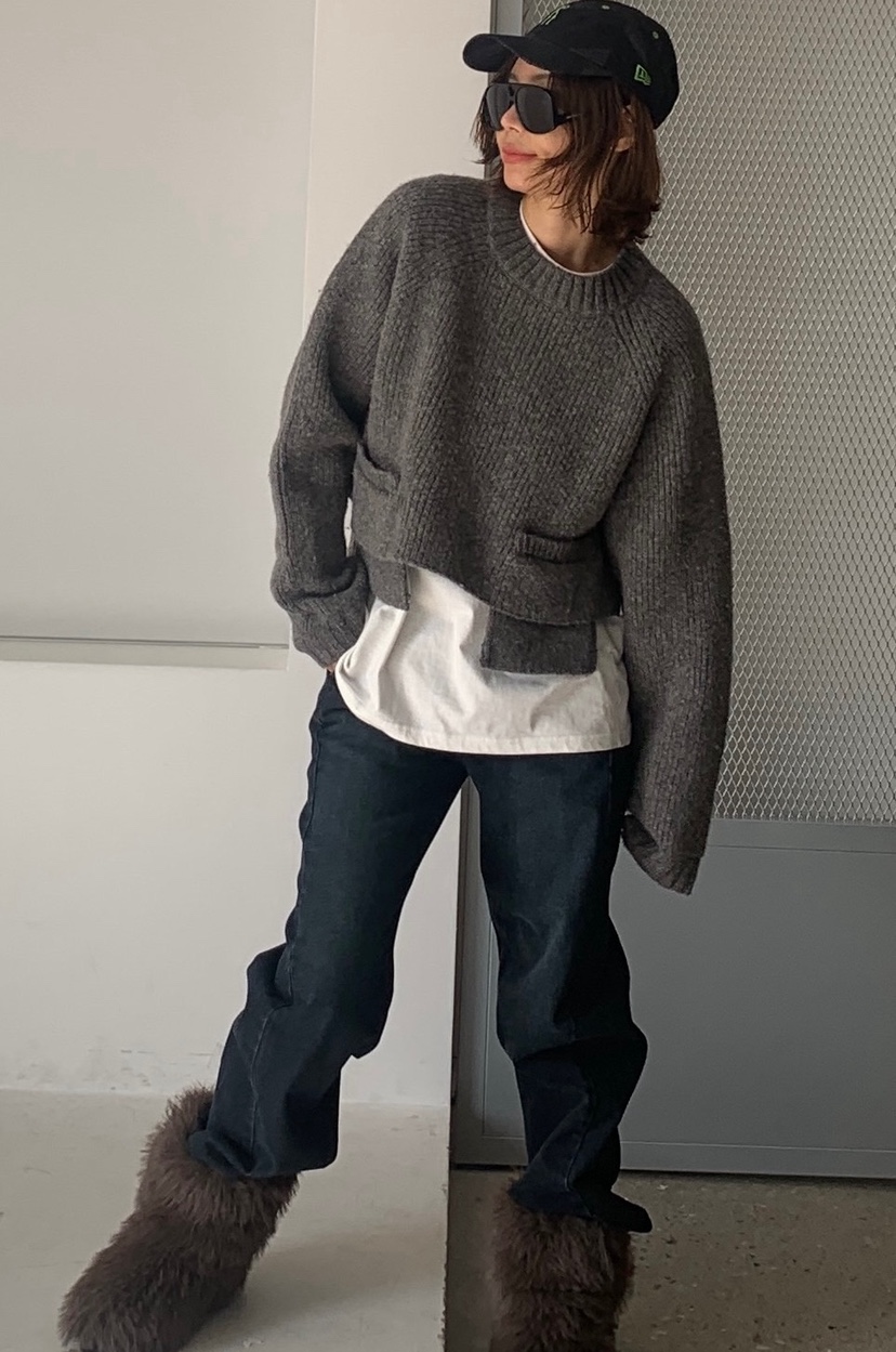 PARIS MATCH東大門㊣代購女裝新品熱賣職業針織衫不含內搭PARIS MATCH針織衫