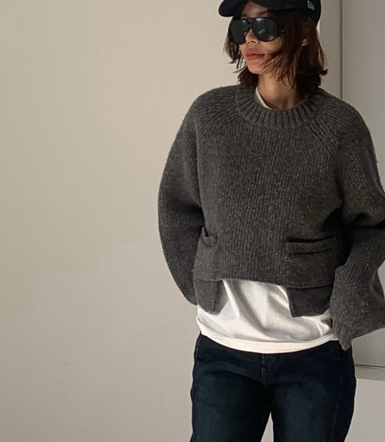 PARIS MATCH東大門㊣代購女裝新品熱賣職業針織衫不含內搭PARIS MATCH針織衫圖色1