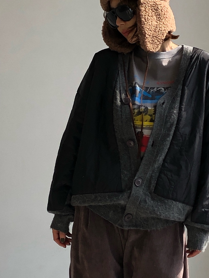 PARIS MATCH韓國代購㊣女裝新款人氣休閑熱賣夾克開衫絎縫PARIS MATCH夾克