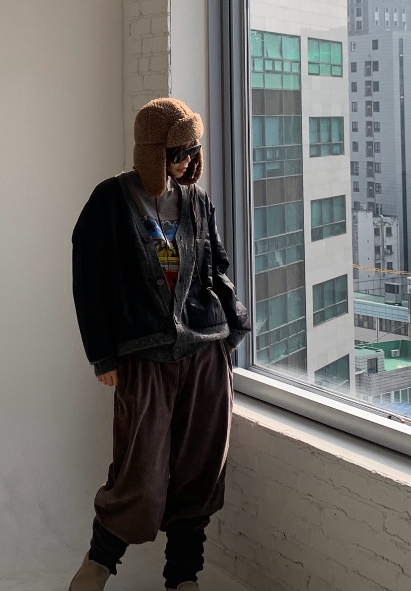 PARIS MATCH韓國代購㊣女裝新款人氣休閑熱賣夾克開衫絎縫PARIS MATCH夾克