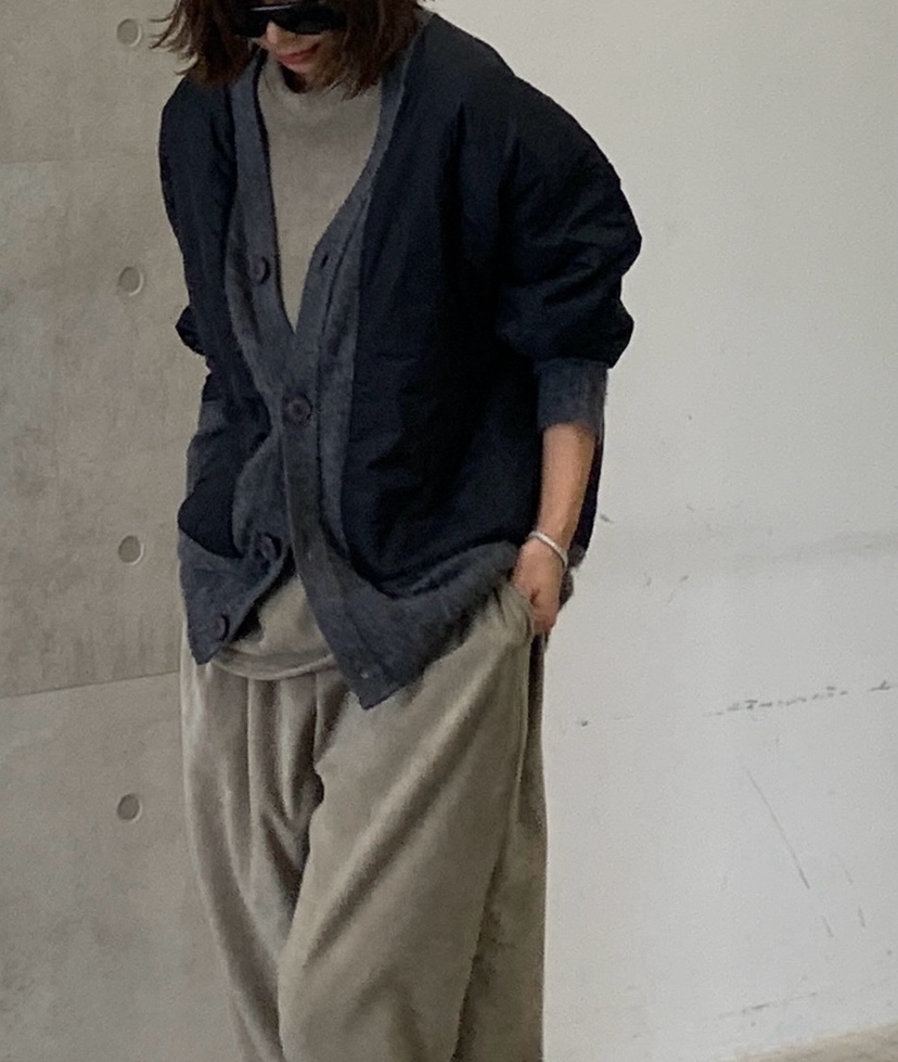 PARIS MATCH韓國代購㊣女裝新款人氣休閑熱賣夾克開衫絎縫PARIS MATCH夾克圖色1