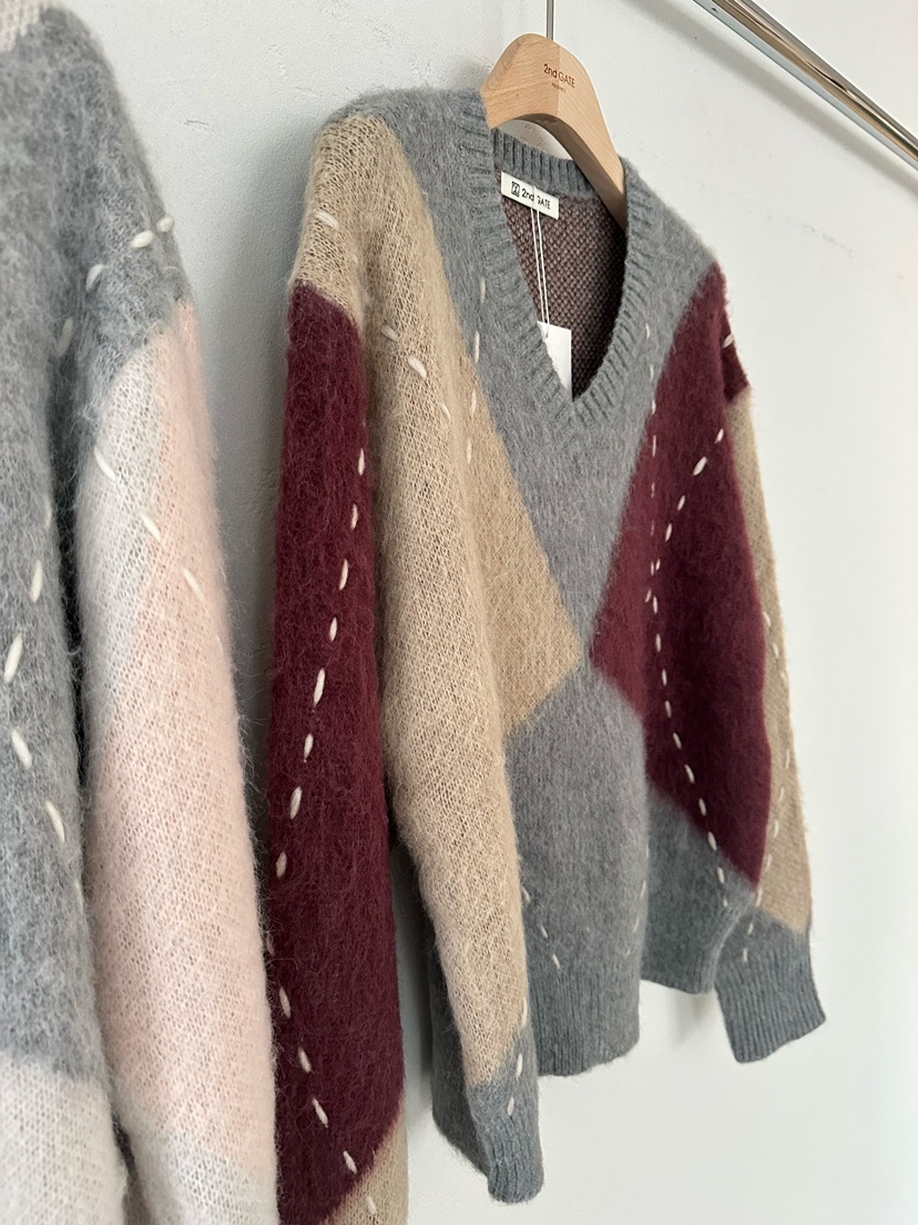 2ND GATE韓國代購㊣女士新款時尚休閑人氣熱賣推薦25秋冬針織衫2ND GATE針織衫