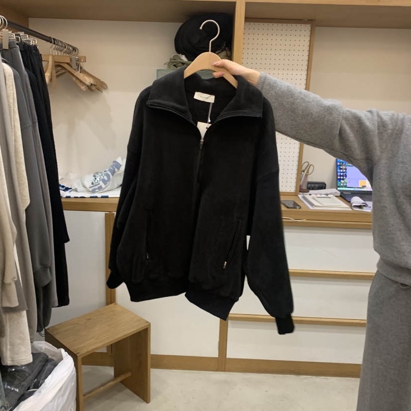 ARCHITEKT東大門㊣代購女裝新品休閑25秋冬時尚人氣衛衣拉鏈ARCHITEKT衛衣圖色1