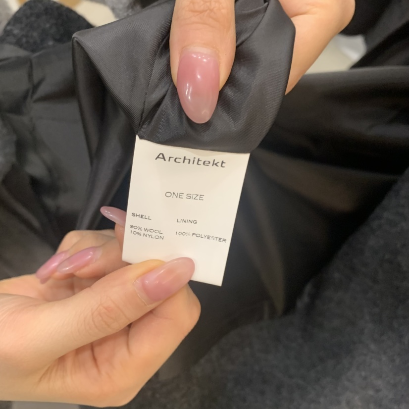 ARCHITEKT韓國代購㊣女裝新品25秋冬推薦中長款大衣不含圍巾ARCHITEKT中長款大衣