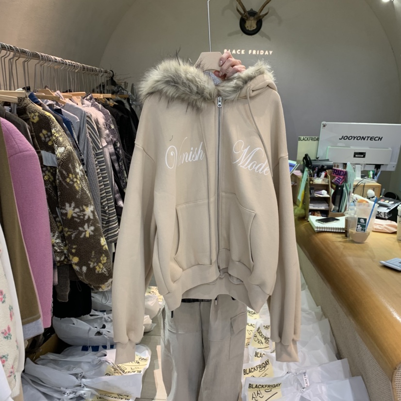 BLACKFRIDAY東大門㊣直郵女士新款人氣時尚25秋冬休閑衛衣加絨BLACK FRIDAY衛衣圖色1