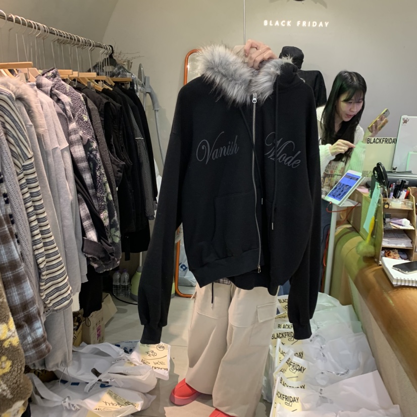 BLACKFRIDAY東大門㊣直郵女士新款人氣時尚25秋冬休閑衛衣加絨BLACK FRIDAY衛衣圖色3