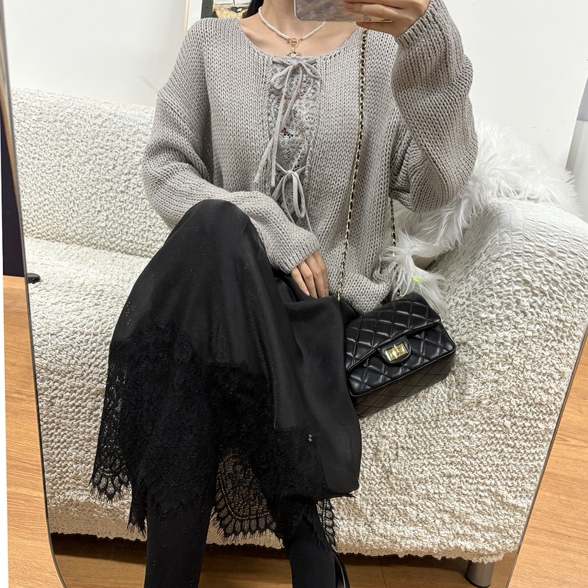 BLUE RIBBON東大門㊣代購女裝新品休閑職業人氣25秋冬針織衫BLUE RIBBON針織衫