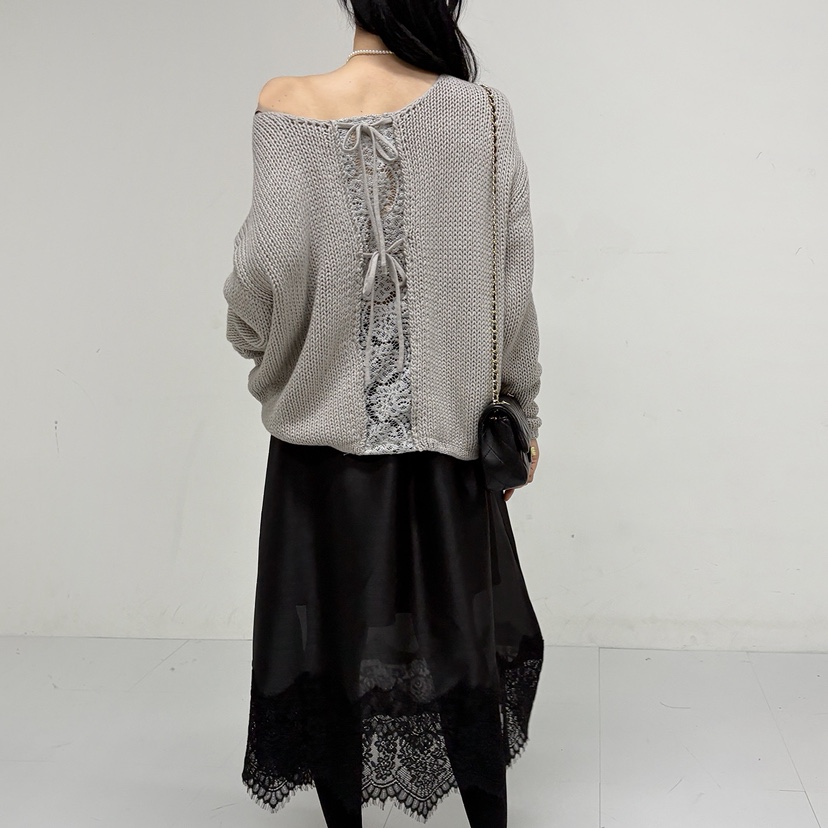 BLUE RIBBON東大門㊣代購女裝新品休閑職業人氣25秋冬針織衫BLUE RIBBON針織衫