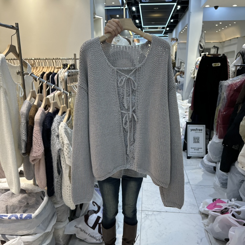 BLUE RIBBON東大門㊣代購女裝新品休閑職業人氣25秋冬針織衫BLUE RIBBON針織衫圖色2