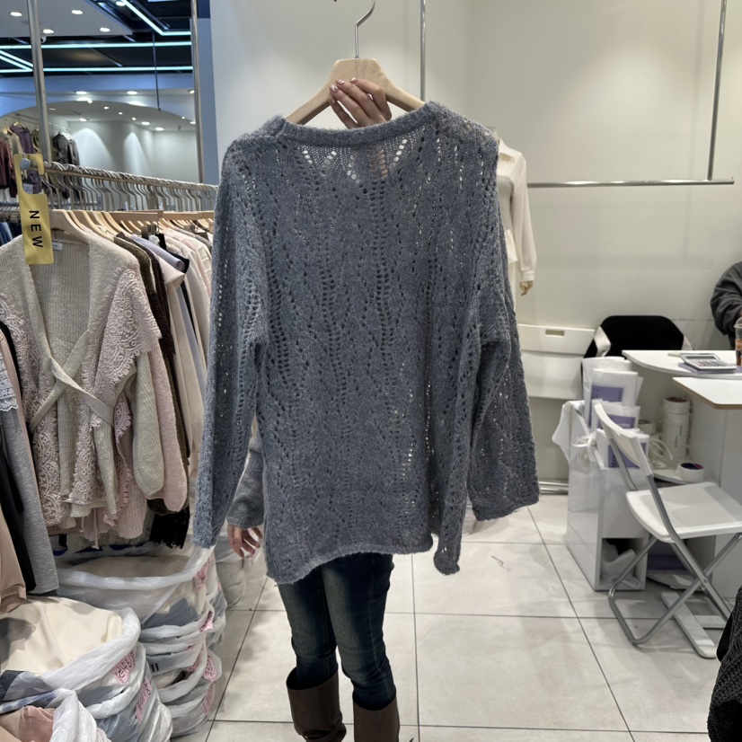 BLUE RIBBON東大門㊣代購女裝新款人氣職業推薦休閑針織衫BLUE RIBBON針織衫