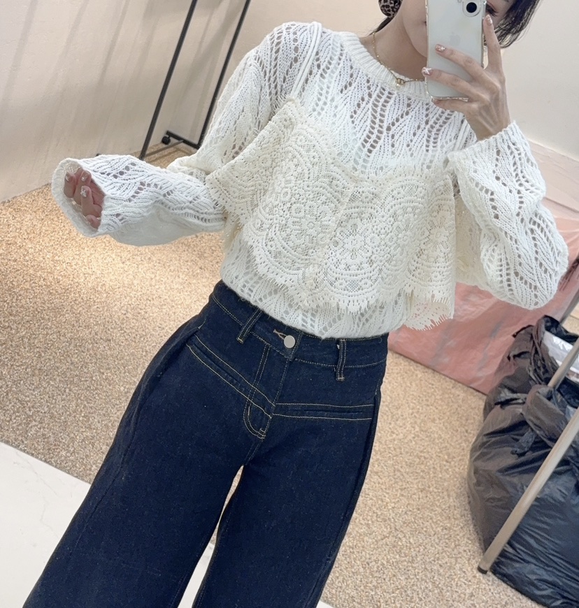 BLUE RIBBON東大門㊣代購女裝新款人氣職業推薦休閑針織衫BLUE RIBBON針織衫