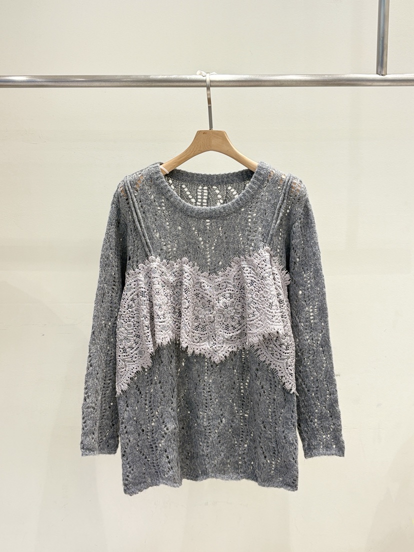 BLUE RIBBON東大門㊣代購女裝新款人氣職業推薦休閑針織衫BLUE RIBBON針織衫圖色2