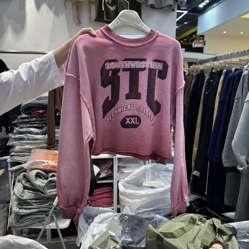 WASHBLUE東大門㊣實拍女士新品職業推薦休閑25秋冬熱賣衛衣WASHBLUE衛衣圖色1