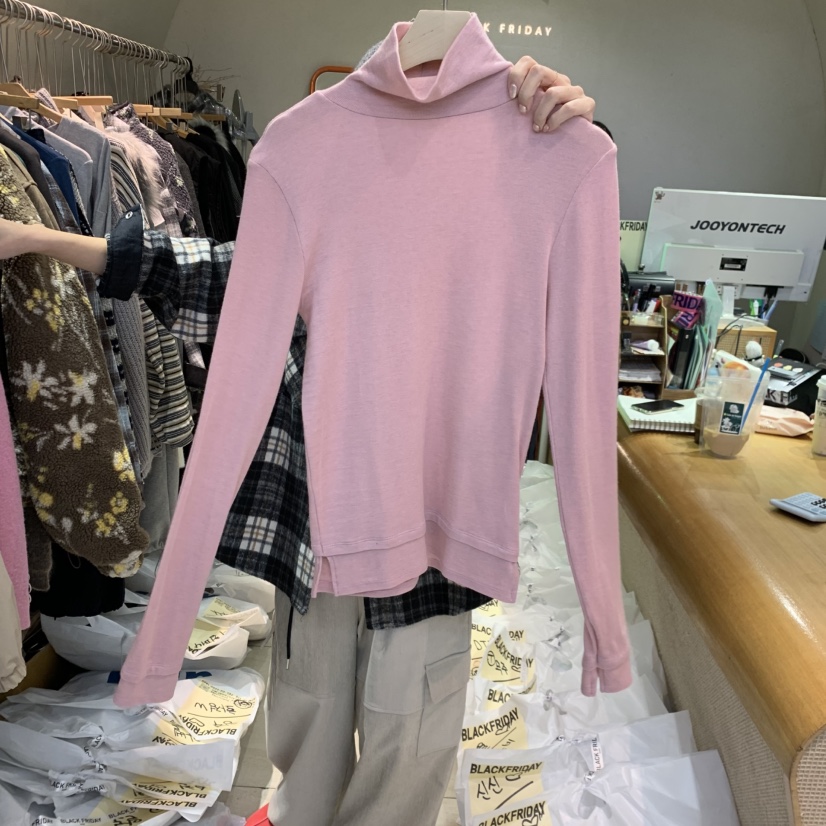 BLACKFRIDAY韓國直郵㊣女士新品25秋冬休閑時尚職業長袖T恤BLACK FRIDAY長袖T恤圖色3