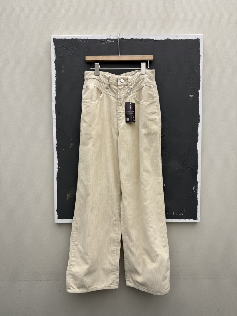 EOOB/LAMEREI東大門㊣實拍女士新品推薦時尚25秋冬休閑褲燈芯絨EOOB/LAMEREI休閑褲圖色1