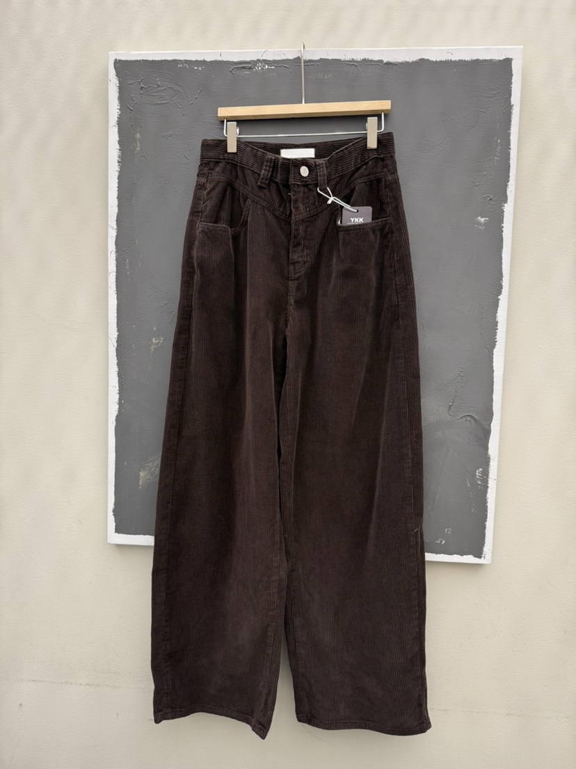 EOOB/LAMEREI東大門㊣實拍女士新品推薦時尚25秋冬休閑褲燈芯絨EOOB/LAMEREI休閑褲圖色2