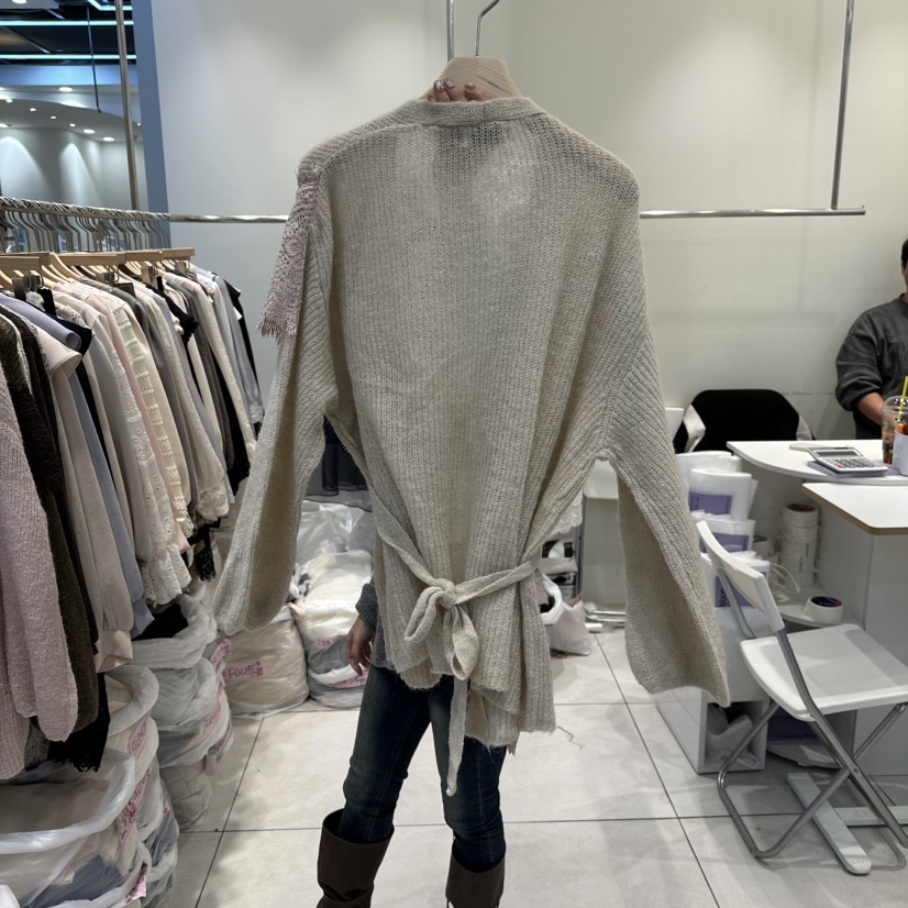 BLUE RIBBON東大門㊣直郵女裝新款時尚休閑25秋冬針織衫柔軟BLUE RIBBON針織衫