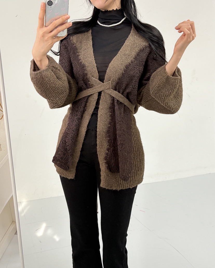 BLUE RIBBON東大門㊣直郵女裝新款時尚休閑25秋冬針織衫柔軟BLUE RIBBON針織衫