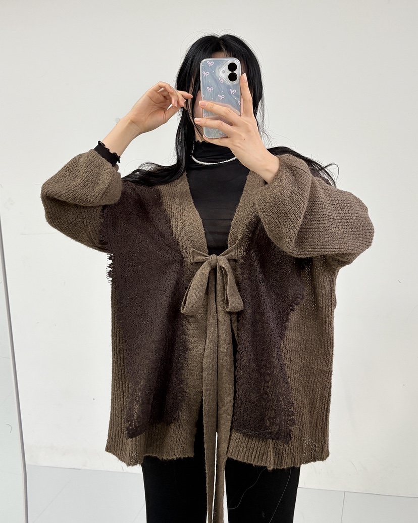 BLUE RIBBON東大門㊣直郵女裝新款時尚休閑25秋冬針織衫柔軟BLUE RIBBON針織衫