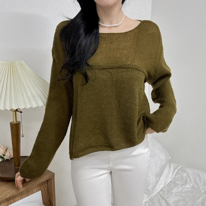 BLUE RIBBON東大門㊣代購女裝新品職業休閑時尚25秋冬針織衫BLUE RIBBON針織衫