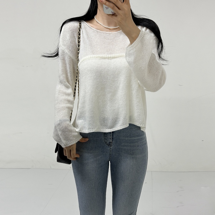 BLUE RIBBON東大門㊣代購女裝新品職業休閑時尚25秋冬針織衫BLUE RIBBON針織衫