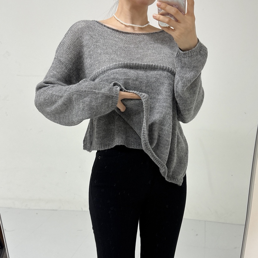 BLUE RIBBON東大門㊣代購女裝新品職業休閑時尚25秋冬針織衫BLUE RIBBON針織衫