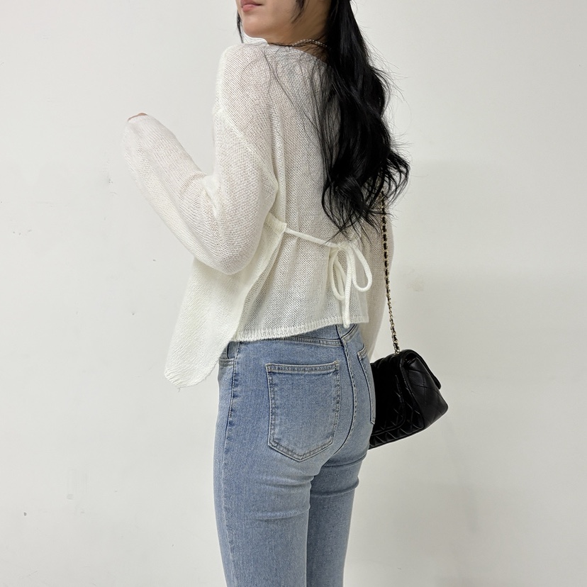 BLUE RIBBON東大門㊣代購女裝新品職業休閑時尚25秋冬針織衫BLUE RIBBON針織衫