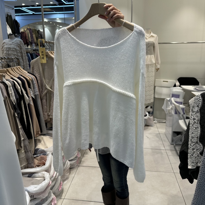 BLUE RIBBON東大門㊣代購女裝新品職業休閑時尚25秋冬針織衫BLUE RIBBON針織衫圖色1