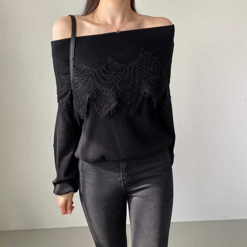 BLUE RIBBON東大門㊣實拍女士新品職業熱賣推薦25秋冬針織衫BLUE RIBBON針織衫