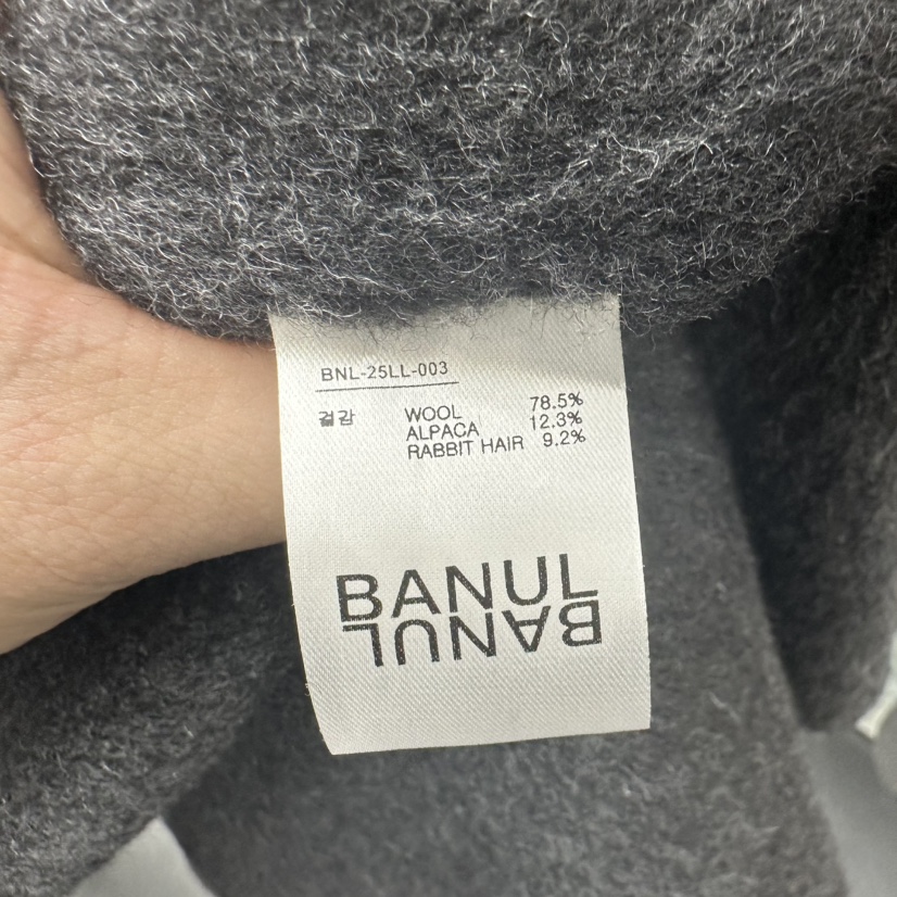 BANUL東大門㊣直郵女士新款職業25秋冬休閑時尚中長款大衣含包BANUL中長款大衣