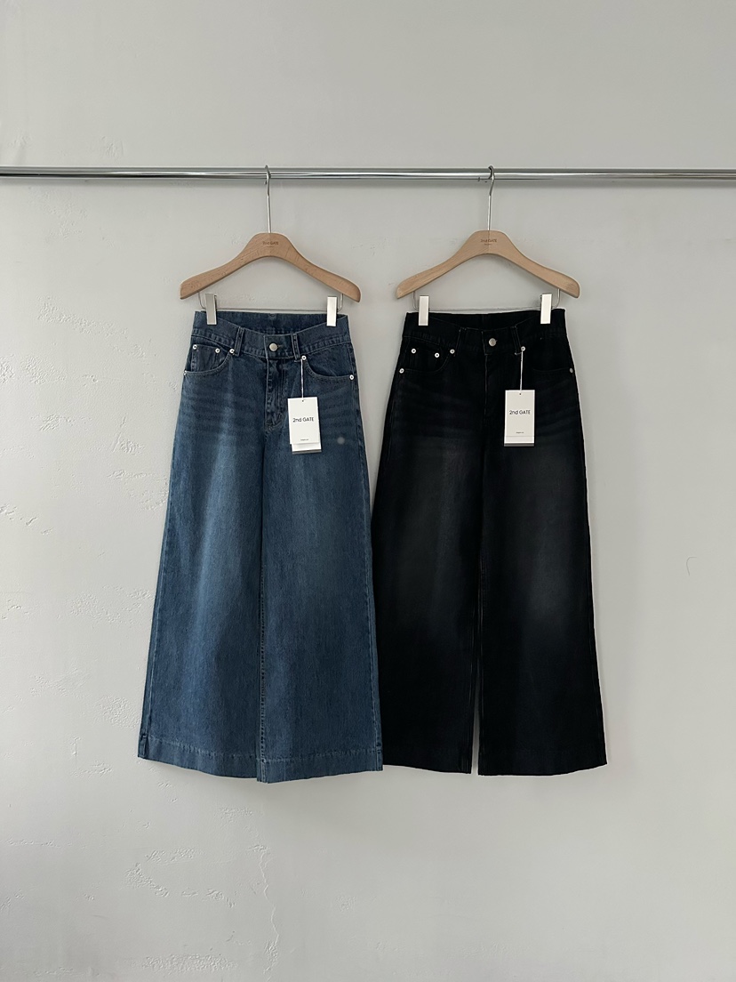 2ND GATE東大門㊣直郵女裝新品25秋冬時尚推薦熱賣人氣牛仔褲2ND GATE牛仔褲