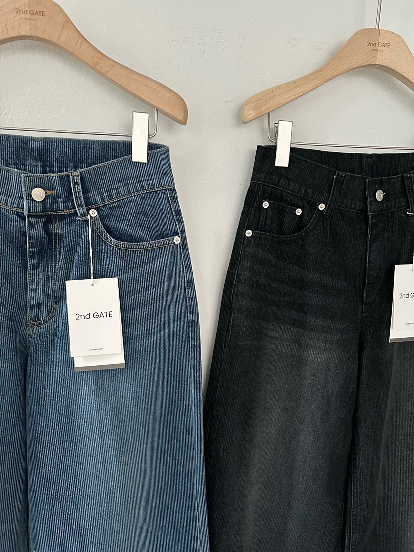 2ND GATE東大門㊣直郵女裝新品25秋冬時尚推薦熱賣人氣牛仔褲2ND GATE牛仔褲