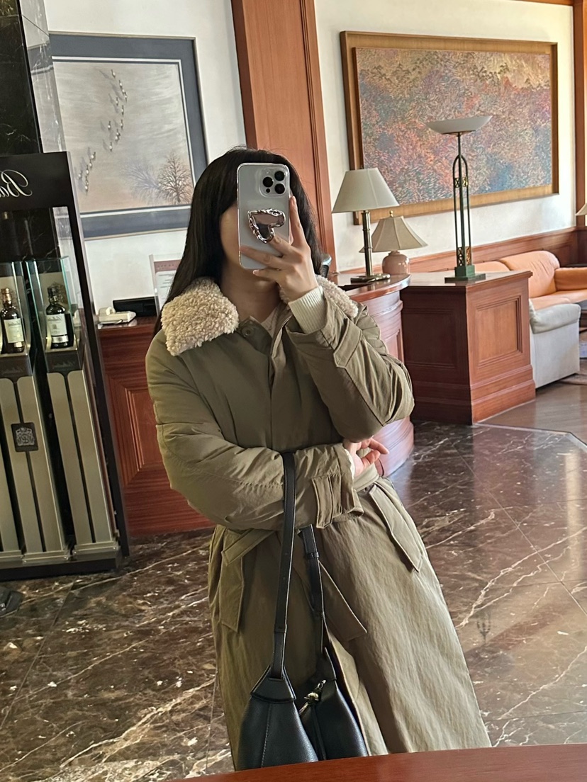 2ND GATE東大門㊣代購女士新款25秋冬時尚中長款大衣含腰帶2ND GATE中長款大衣