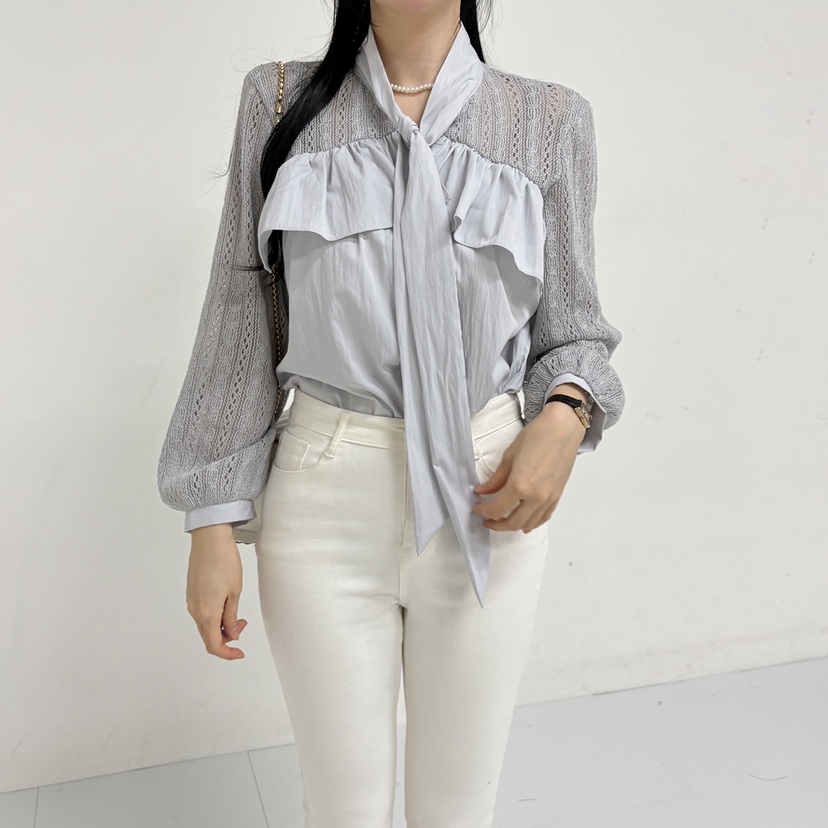 BLUE RIBBON東大門㊣直郵女士新品職業熱賣人氣襯衫蕾絲衫BLUE RIBBON襯衫/蕾絲衫