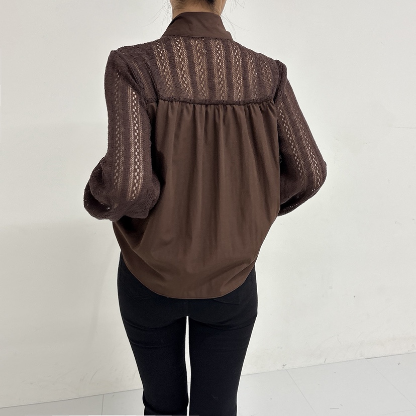 BLUE RIBBON東大門㊣直郵女士新品職業熱賣人氣襯衫蕾絲衫BLUE RIBBON襯衫/蕾絲衫