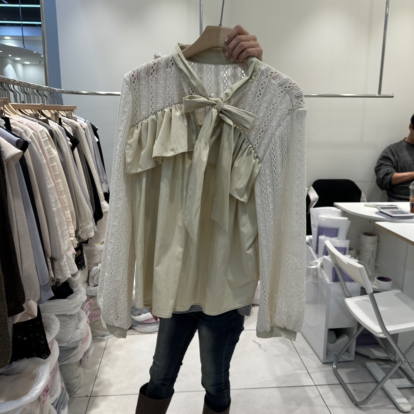 BLUE RIBBON東大門㊣直郵女士新品職業熱賣人氣襯衫蕾絲衫BLUE RIBBON襯衫/蕾絲衫圖色1