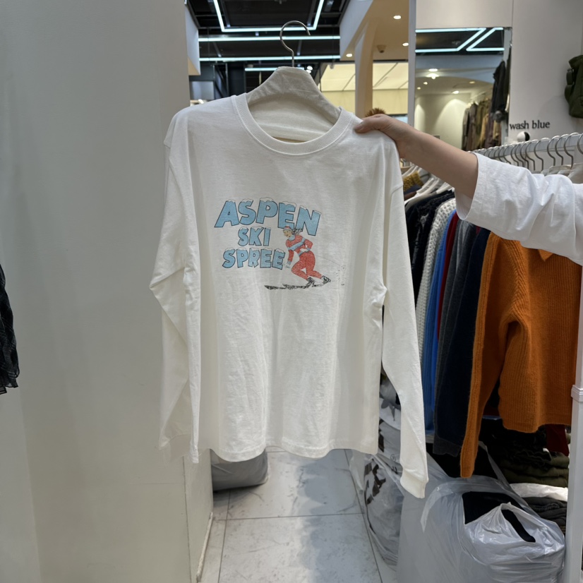 WASHBLUE東大門㊣直郵女裝新品熱賣職業時尚休閑25秋冬長袖T恤WASHBLUE長袖T恤圖色1