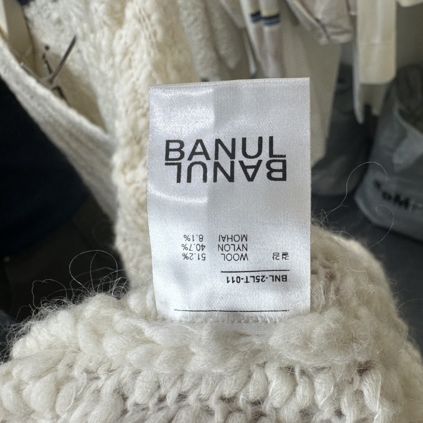 BANUL韓國直郵㊣女裝新款推薦25秋冬職業時尚休閑人氣針織衫BANUL針織衫