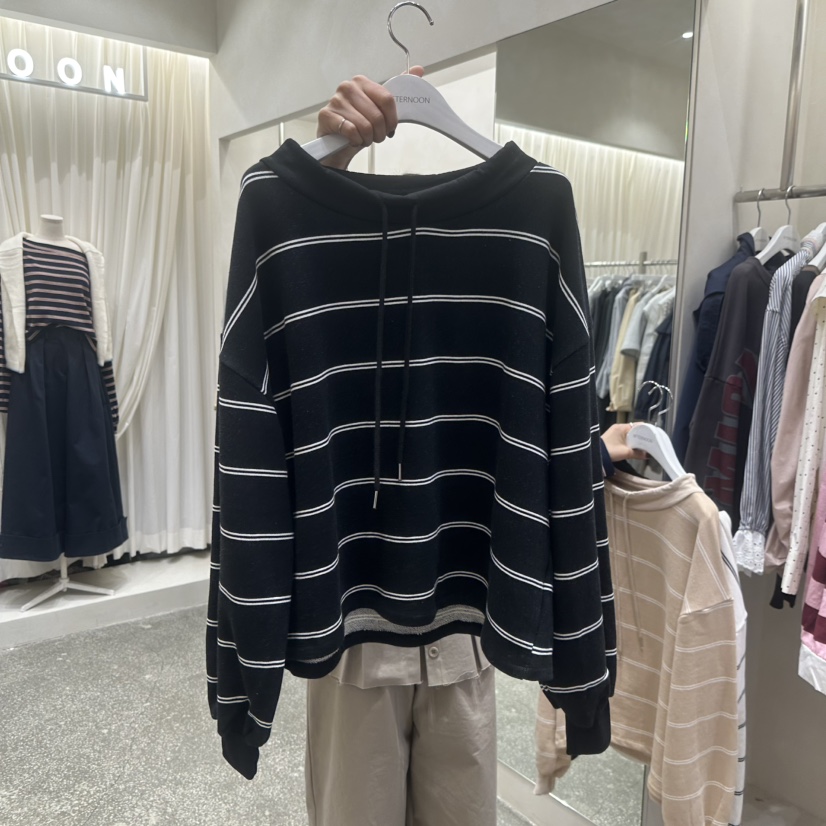 AFTERNOON東大門㊣直郵女士新品熱賣25秋冬推薦人氣時尚衛衣AFTERNOON衛衣圖色1