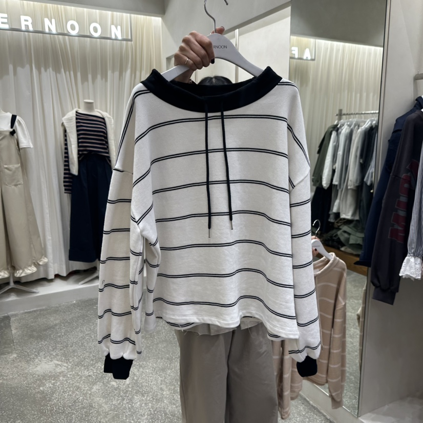 AFTERNOON東大門㊣直郵女士新品熱賣25秋冬推薦人氣時尚衛衣AFTERNOON衛衣圖色3