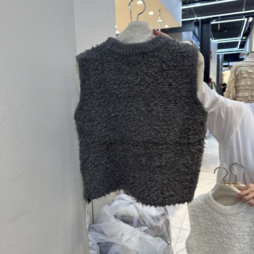 WASHBLUE東大門㊣代購女裝新品休閑熱賣人氣25秋冬時尚馬甲WASHBLUE馬甲