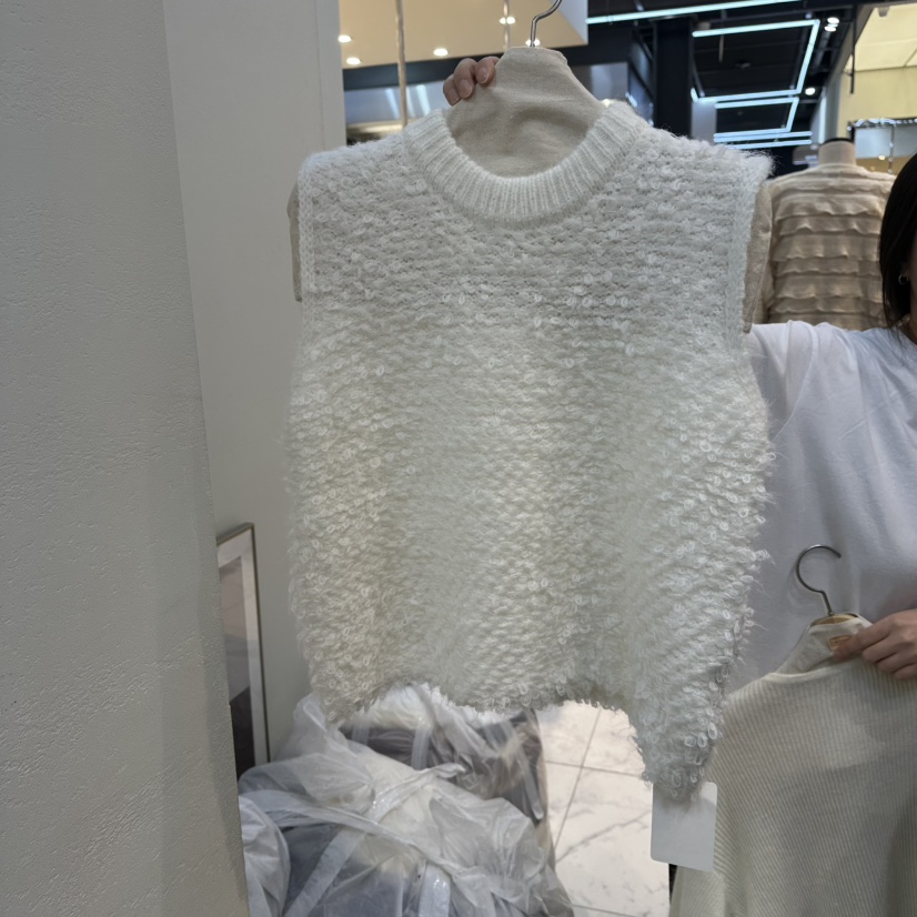 WASHBLUE東大門㊣代購女裝新品休閑熱賣人氣25秋冬時尚馬甲WASHBLUE馬甲圖色1